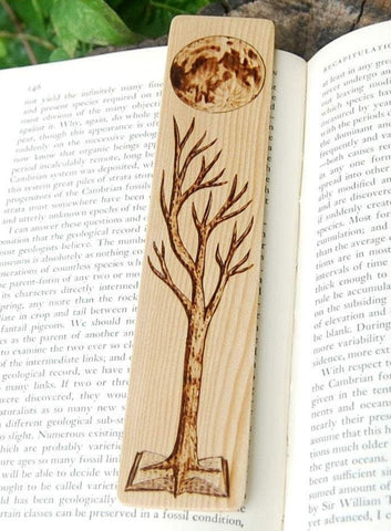 Tree Growing out of a Book Bookmark