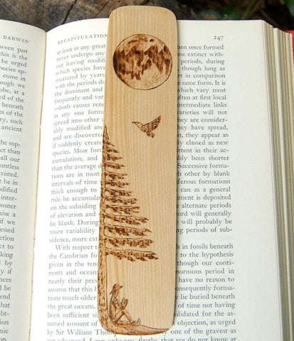 Reading Under a Tree Bookmark